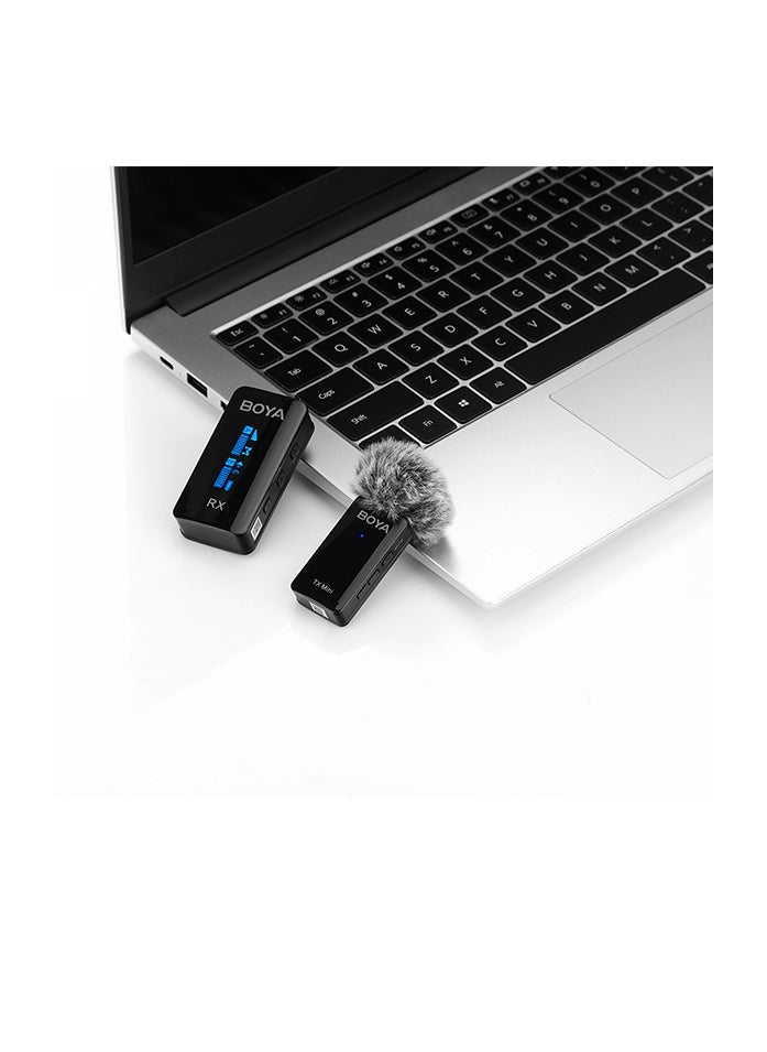 BOYA - BY-XM6-S1 Mini  Ultracompact 2.4GHz Dual-Channel Wireless Microphone System - with 2 years warranty - official distributor - Image 1