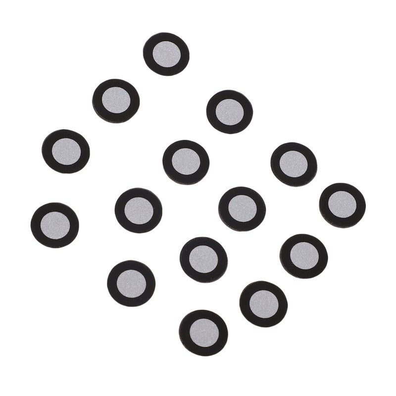 3D Scanning Markers: 200Pcs 6mm Inner 10mm Outer High Reflectivity Tear Resistant Reusable Reflective Dots - UV Protected Easy To Apply Scanner Reference Points for 3D Motion Capture Gait Analysis Mul - Image 1