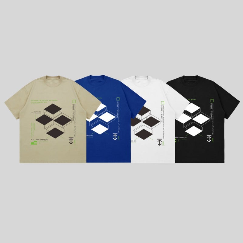 Heavy-Weight Impervious 260G American-Style Small Neckline Creative Printing Casual All-Match Loose Trend Fashion Men'S Short-Sleeved T-Shirt - Image 4