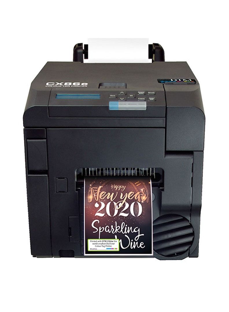 DTM CX86 CMY Label and Tag 86mm w/ Cutter - Image 2