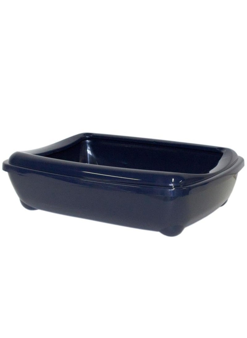 MODERNA Arist O Tray Cat Litter Tray Color Blue Size M With Rim - Image 2
