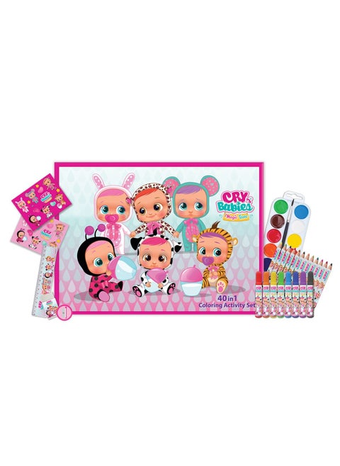40 Coloring Activity Set