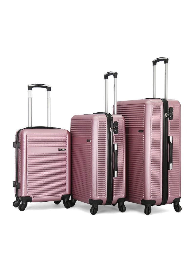GIORDANO Giordano Hardside Double spinner Luggage Trolley 3 Pcs set  - Image 1