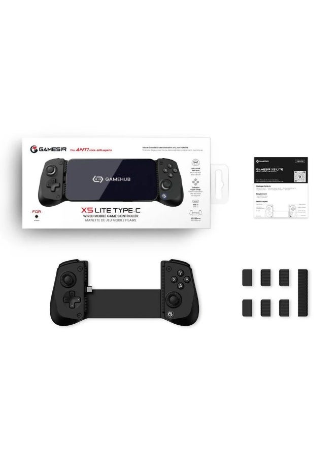 General Classic Gamepad GameSir X5 Lite Mobile Gaming Controller for Android & iPhone 15/16 Series (USB-C), Hall Effect Joystick, Lightweight Ergonomic Phone Controller- Play Genshin Impact & Zenless Zone Zero  - Image 4