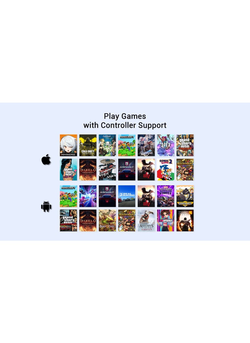 General - Classic Gamepad GameSir X5 Lite Mobile Gaming Controller for Android & iPhone 15/16 Series (USB-C), Hall Effect Joystick, Lightweight Ergonomic Phone Controller- Play Genshin Impact & Zenless Zone Zero - Image 1