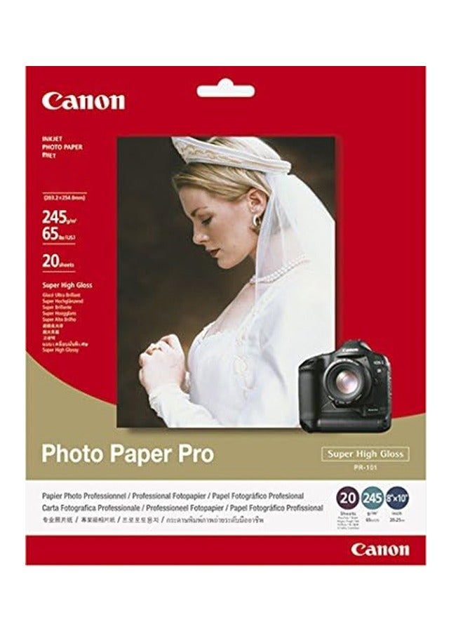 Canon Canon Photo Paper Pro PR-101 - Super High Gloss 13 x 18 cm - Image 1
