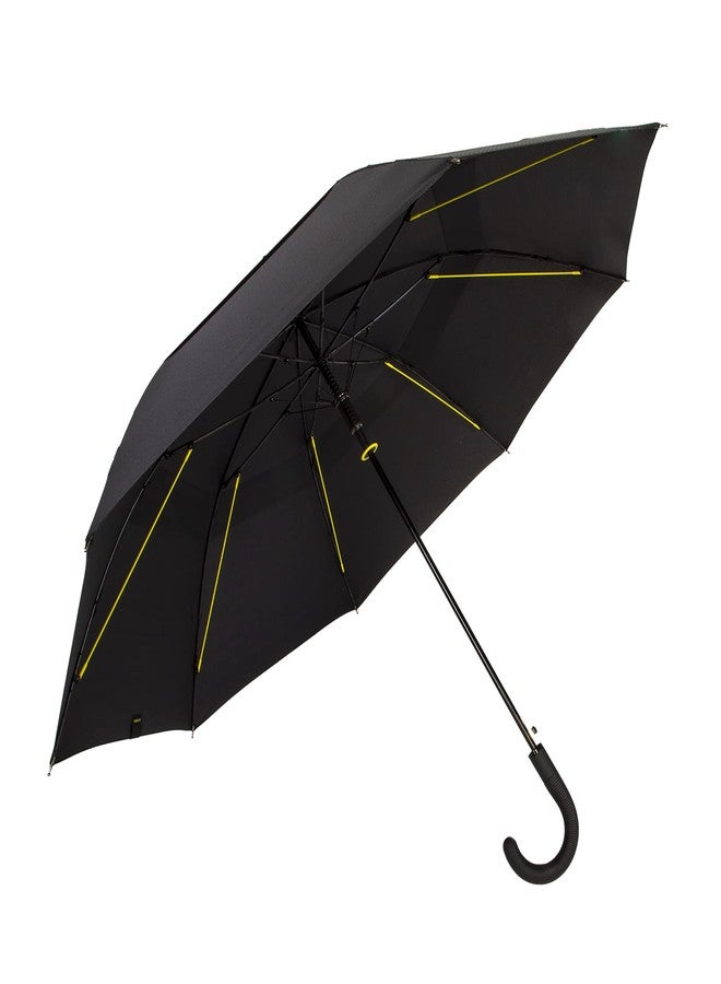 ShedRain Vortex V2 Automatic Compact Folding Travel Umbrella - Push-Button Open & Close, Vented Double Canopy, Protects from Rain, Sun, & Wind - Image 2