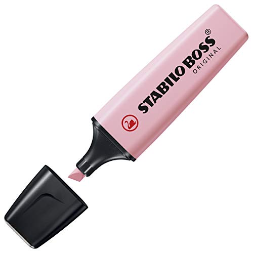 STABILO Boss Original Pastel Highlighter,Pink Blush, 5mm (70/129) - Image 2