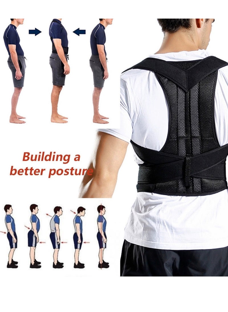 DURKU Posture Corrector for Men and Women, Adjustable Back Straightener and Providing Pain Relief from Neck, Back & Shoulder (XL)  - Image 3