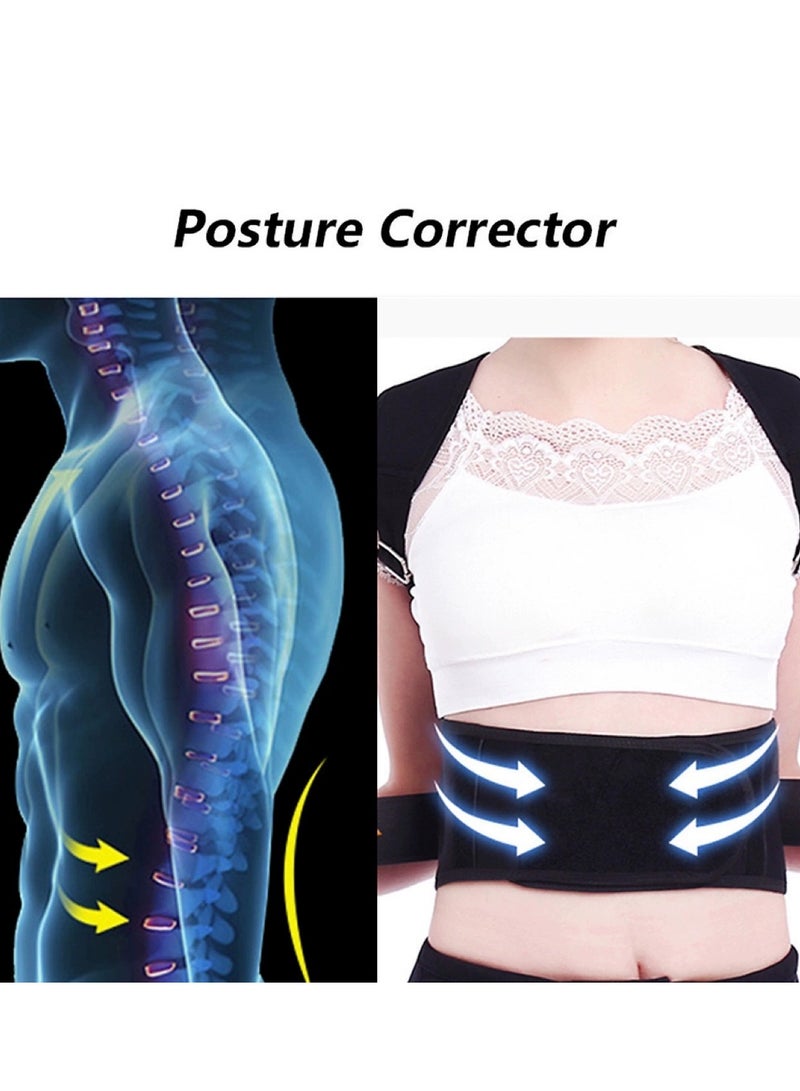 DURKU Posture Corrector for Men and Women, Adjustable Back Straightener and Providing Pain Relief from Neck, Back & Shoulder (XL)  - Image 4