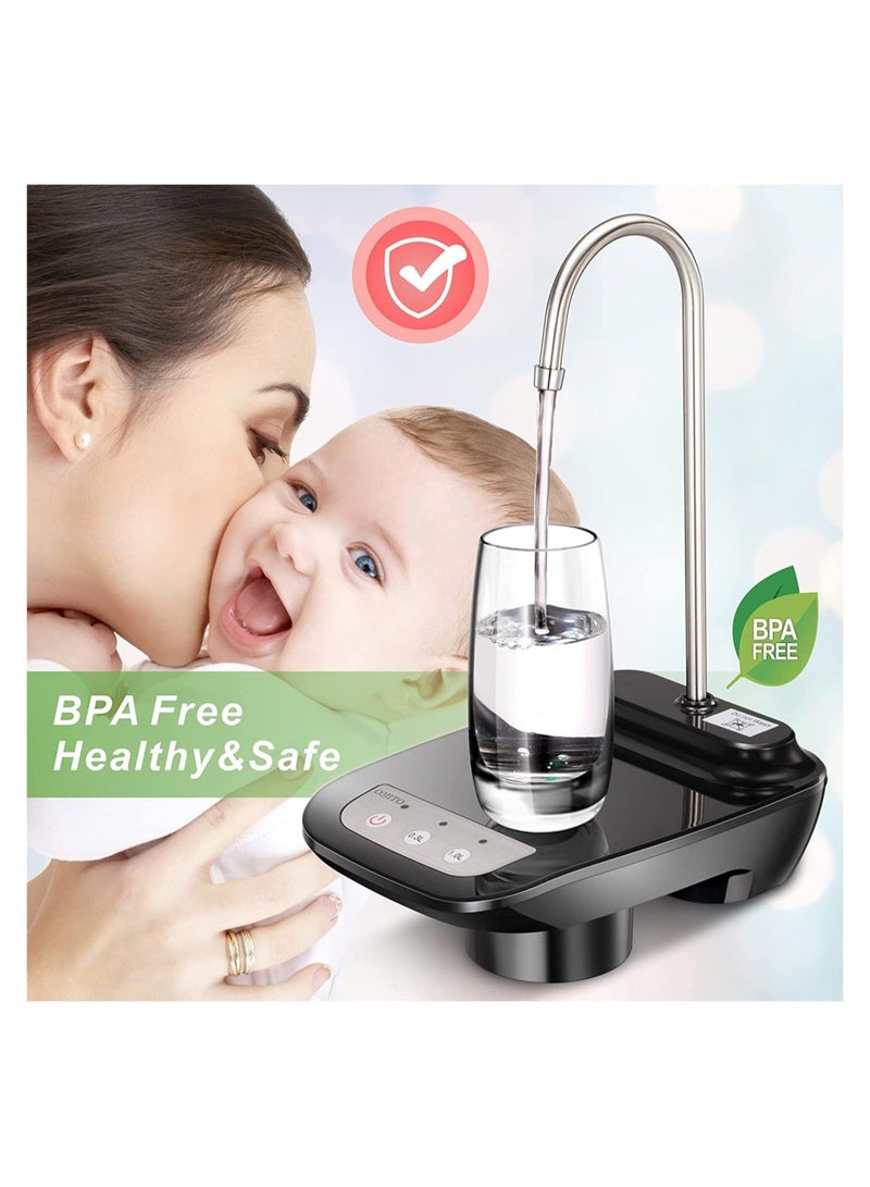 Automatic Electric Drinking Water Dispenser USB charging Portable Bottle Pump Bucket Usable With Gallons Ideal For Home Kitchen Office And Outdoors - Image 5