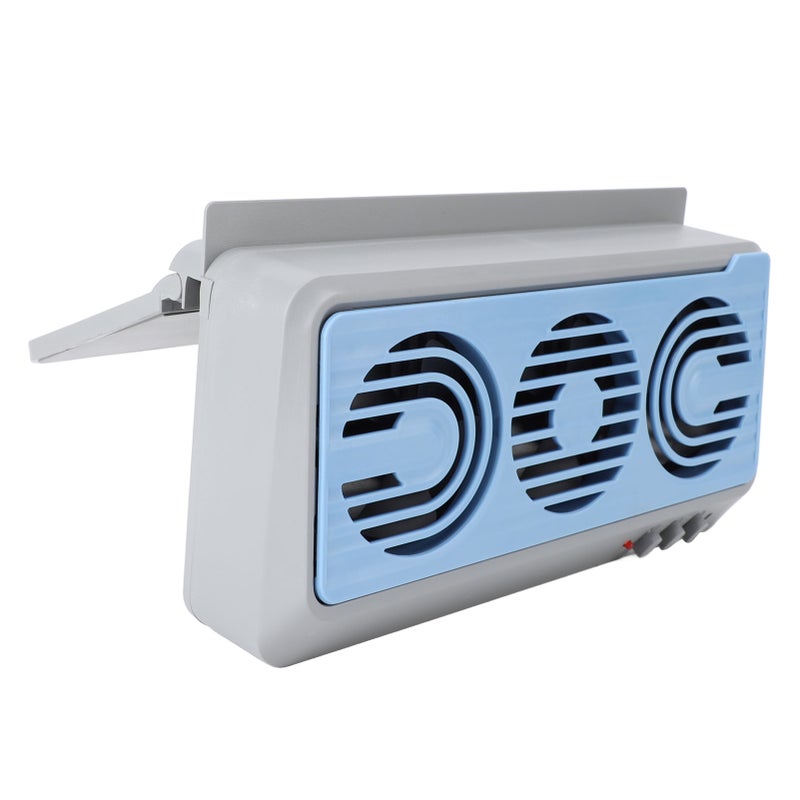 Car Solar Exhaust Fan Cooling Fan Quiet Multifunctional Solar Power Car Window Vent Fan Air Circulation Air Purification Fan Grey - Image 5