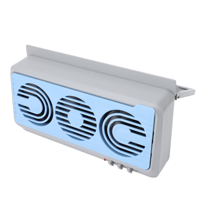 Car Solar Exhaust Fan Cooling Fan Quiet Multifunctional Solar Power Car Window Vent Fan Air Circulation Air Purification Fan Grey - Image 3