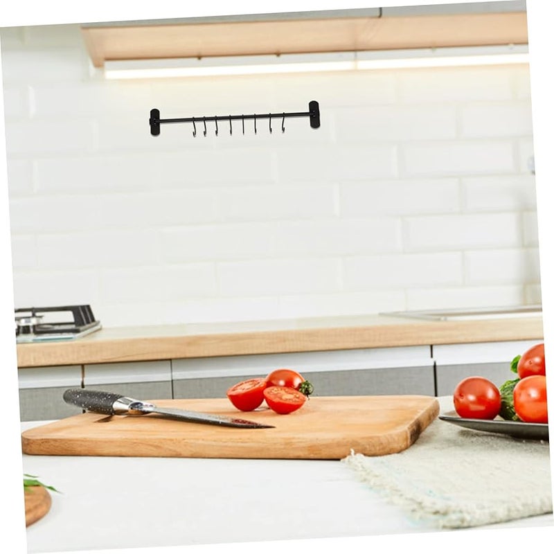 خطافات معطف مثبتة على الحائط من الألومنيوم متعددة الأغراض رف تخزين منزلي - Image 5