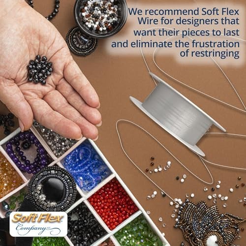 Soft Flex 21 Strand Beading Wire - Fine 0.14 Diameter - 100 Feet Design Wire - Image 3