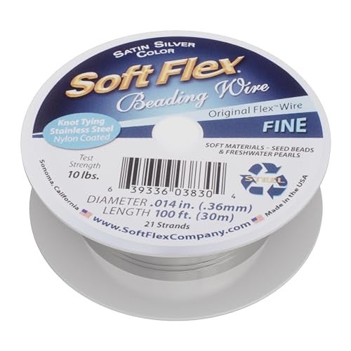Soft Flex 21 Strand Beading Wire - Fine 0.14 Diameter - 100 Feet Design Wire - Image 1