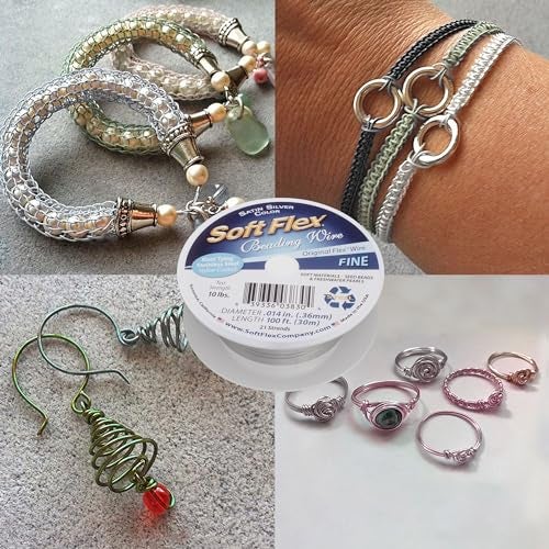 Soft Flex 21 Strand Beading Wire - Fine 0.14 Diameter - 100 Feet Design Wire - Image 2