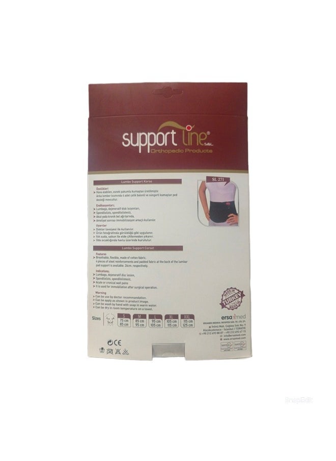 SupportLine SL 271: Large Lumbo Support Corset - Enhanced Stability for Lower Back Comfort  - Image 4