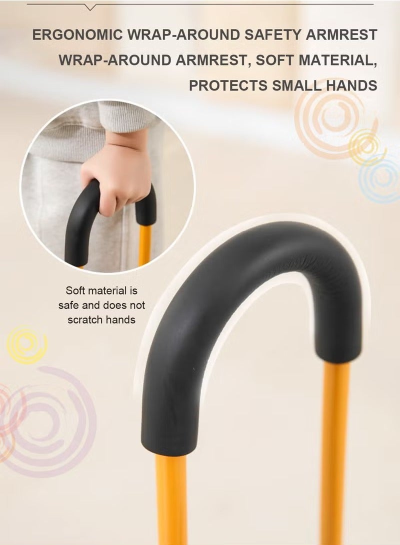 شو وو دراجة توازن للأطفال، مركبة تدريب، سكوتر تمارين التوازن لتعزيز الثقة بالنفس، معدات تدريب حسية غير قابلة للانزلاق، أزرق - Image 5