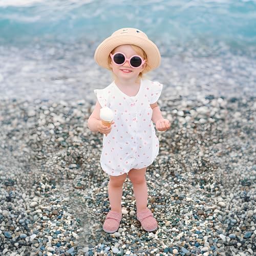 JOINFREE Toddler Water Shoes Baby Water Sandals Quick Dry Non-Slip Water Barefoot Swim Shoes Walking Shoes Sock Shoe for Kids Boys Girls Pink 18-24 Months Infant - Image 2
