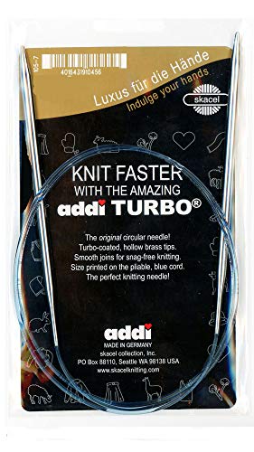 addi Knitting Needle Turbo Circular Skacel Blue Cord 20 inch (50cm) Size 2.75mm - Image 5