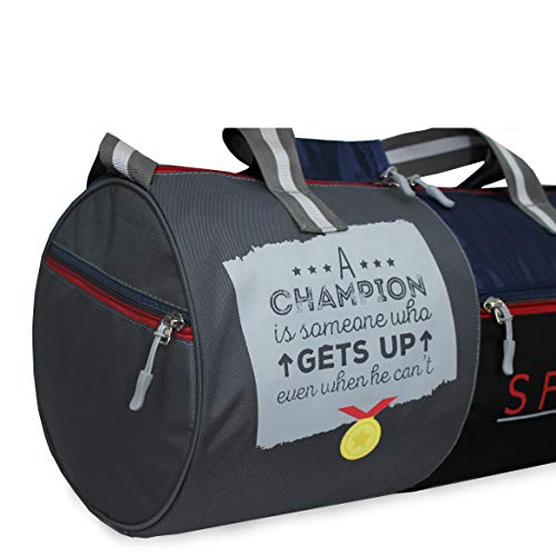 Sfane Champion Men & Women Trendy Gym Bag/Duffle Bag/Sports Bag/Shoulder Bag/Sports Bags/Gym Bags for Men & Women with Shoe Compartment(Blue) - Image 4