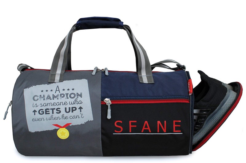 Sfane Champion Men & Women Trendy Gym Bag/Duffle Bag/Sports Bag/Shoulder Bag/Sports Bags/Gym Bags for Men & Women with Shoe Compartment(Blue) - Image 1