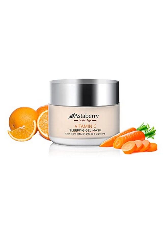 Astaberry Indulge Vitamin C Sleeping Gel Mask For Skin Illuminate 50G Brightens & Lightens; Boosts Glow & Plumps Skin; Repairs Sun Damage; Reduces Pigmentation - Image 1