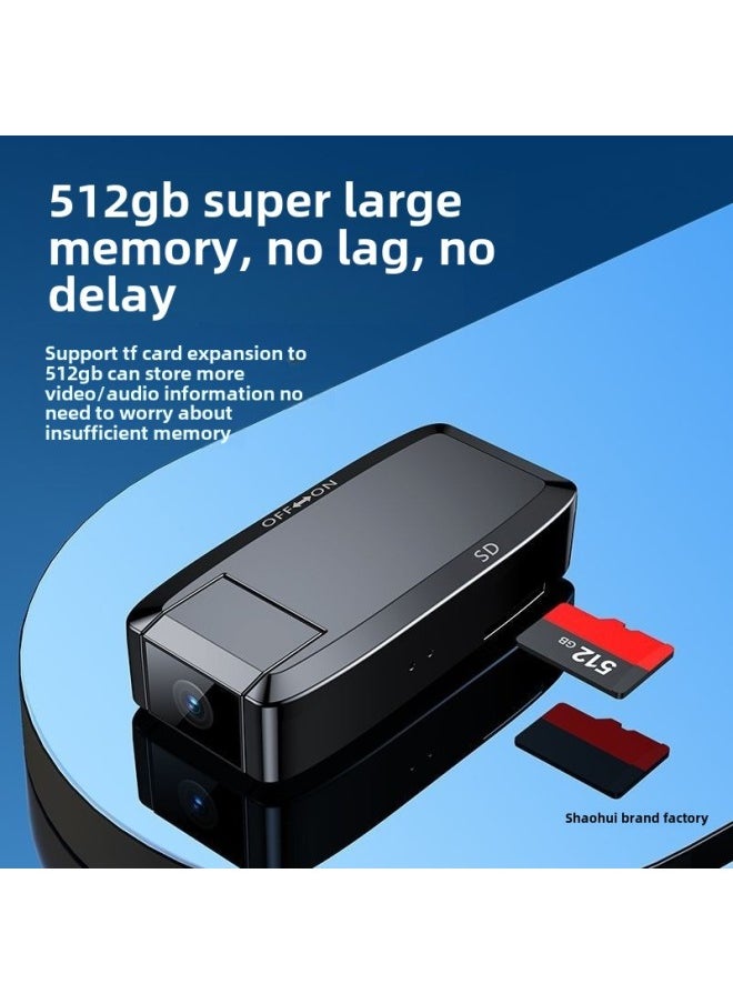 Generic Ultra-clear Camera Video Artifact Law Enforcement Recorder Video Recorder Camcorder Clip-on Sports Camera DV-Body Color:Start Recording  128g Memory  - Image 4