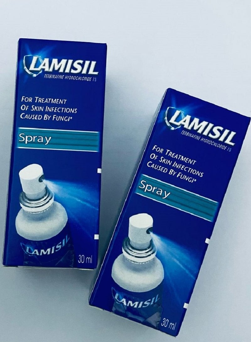 LAMISIL pack of two Tropical Antifungal Spray 