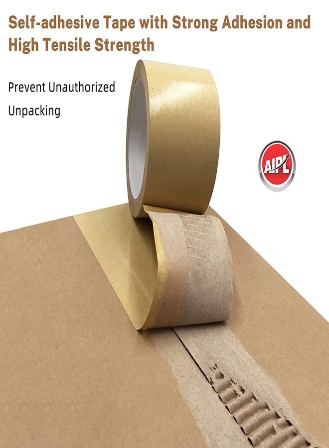 AIPL Brown Kraft Paper Tape 2 Inches x 50 Meter Writable Non-Coated Surface for Sealing and Packaging Use Eco-Friendly and Recyclable Easy-to-Tear (Non-Printed) - Image 4