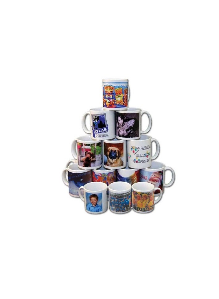 Kalon 36-Piece White Sublimation Mug For  Printing White Tea, Coffee -Set heat transfer Ceramic Classic sublimastion Mugs - Image 5