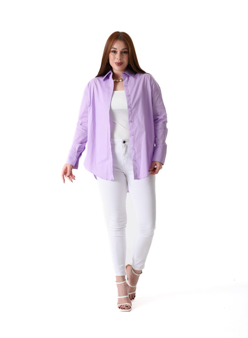 Roo Fashion Roo Oversize Cotton Shirt - Image 2