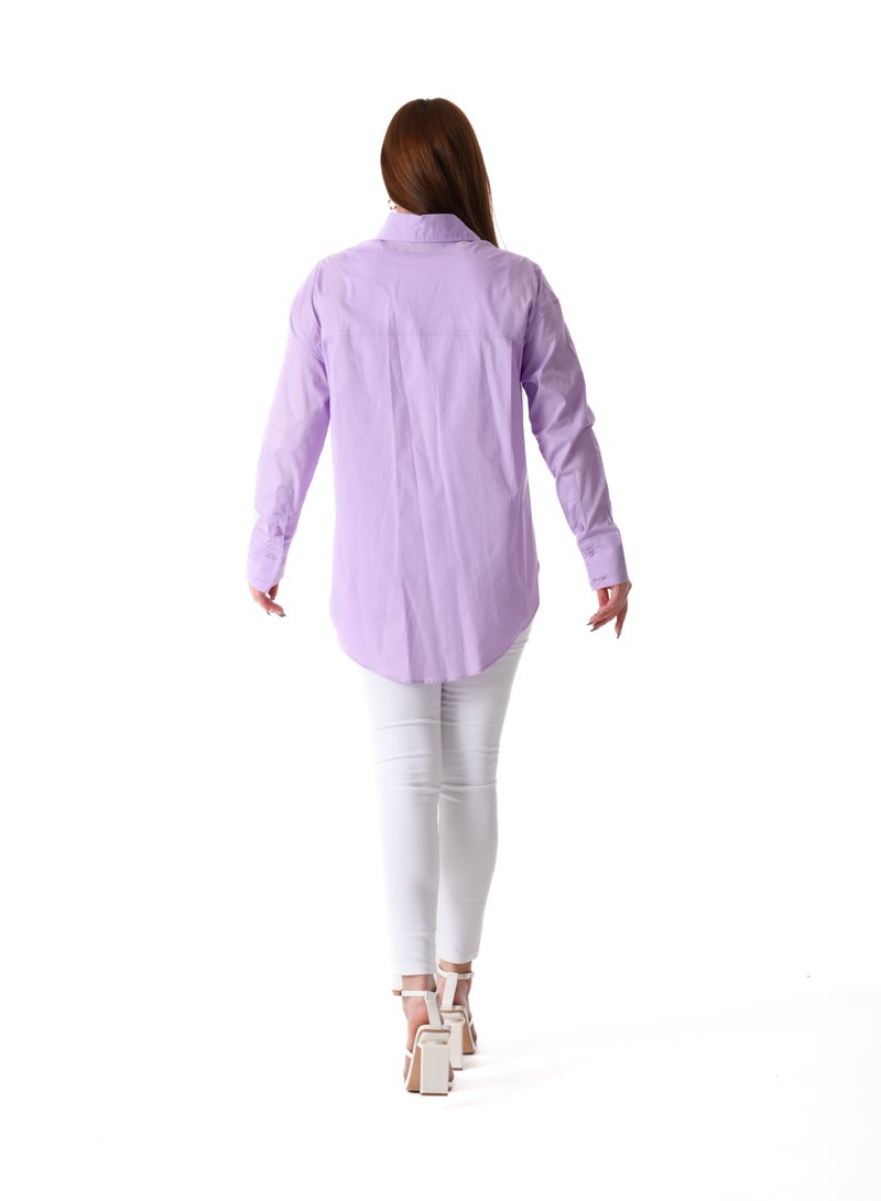 Roo Fashion Roo Oversize Cotton Shirt - Image 3