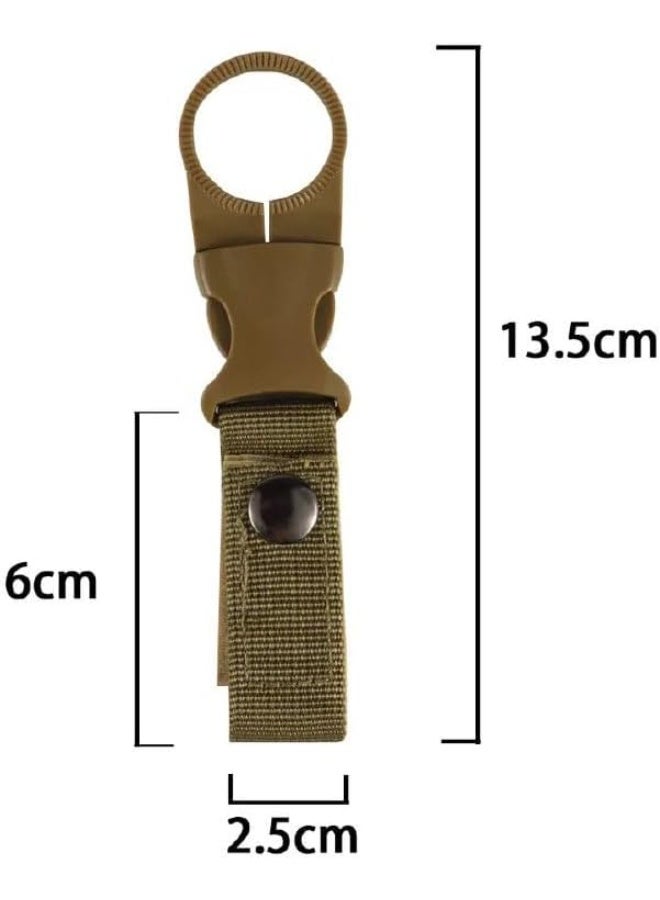 حزام تعليق منسوج قوي لزجاجة المياه لـ حقيبة الظهراو الحزام ، مبتكر للمغامرات الخارجية مثل التخييم والتنزه سيرًا على الأقدام، (خامه ممتازه 13 سم مستورد) - Image 2