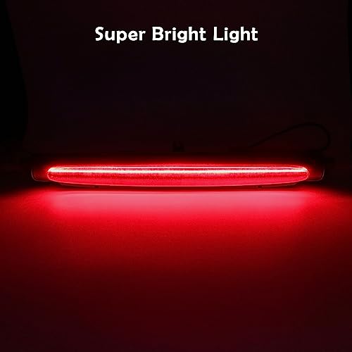 AUYICH LED Third Brake Light Compatible with [Trailblazer Envoy 2002-2009] [Bravada 2002-2004] [Ascender 2003-2008] [9-7X 2005-2009]Replacement, 3rd Brake Rear Center High Mount Stop Light, Clear Lens - Image 5