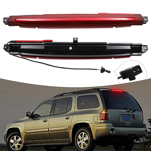 AUYICH LED Third Brake Light Compatible with [Trailblazer Envoy 2002-2009] [Bravada 2002-2004] [Ascender 2003-2008] [9-7X 2005-2009]Replacement, 3rd Brake Rear Center High Mount Stop Light, Clear Lens - Image 4
