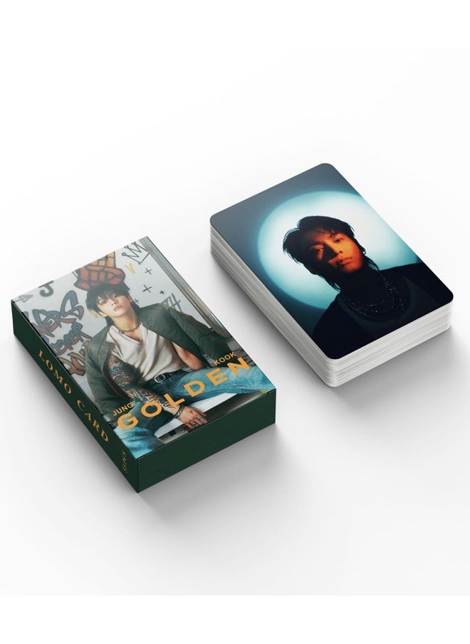 EHOME 55-Piece BTS JungKook 2023 New Album GOLDEN Lomo Card  - Image 5