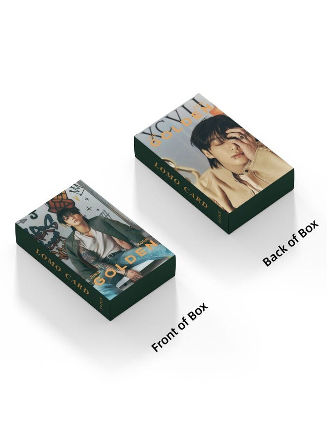 EHOME - 55-Piece BTS JungKook 2023 New Album GOLDEN Lomo Card - Image 1