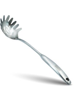 Beram Pasta Server Spatula, Elegant Hollow Handles, 304 Stainless Steel, Cooking Tools, Kitchen Utensils, Serving Spoon, Food Grade, Compact, Mirror Finish  - Image 1