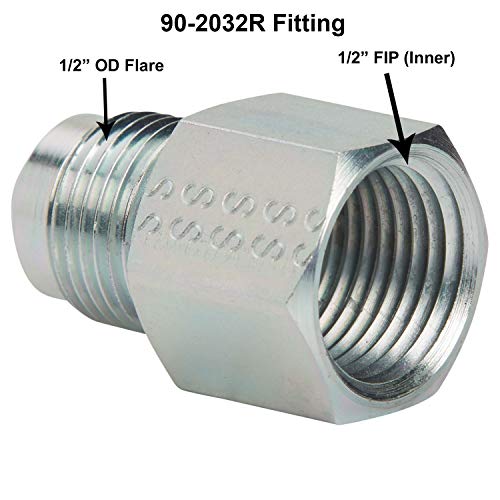 Dormont 20 Series Supr-Safe Stainless Steel Corrosion-Resistant Gas Appliance Connector w/Bag, 1/2" OD x 3/8" ID x 24" L, No-Neck Design, 1/2" MIP x 1/2" FIP Adapters, CSA Certified - Image 4