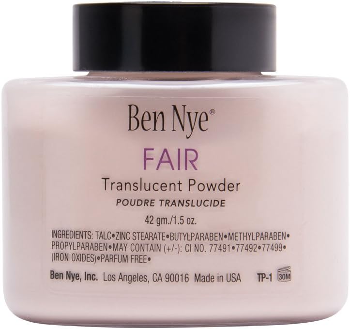 Ben Nye Fair Translucent Powder - 1.5oz (42g) for Smooth and Flawless Finish