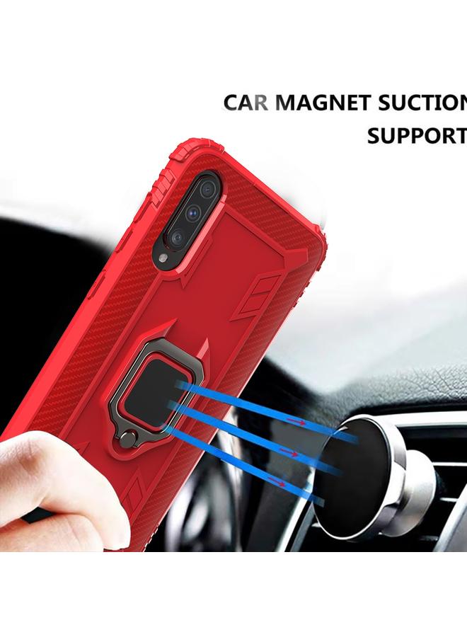 The Bros Case For Galaxy A70 Carbon Fiber Protective Case with 360 Degree Rotating Ring Holder - Image 5