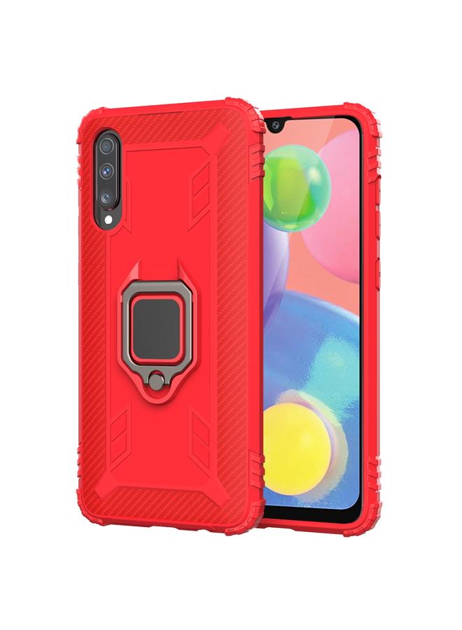 The Bros Case For Galaxy A70 Carbon Fiber Protective Case with 360 Degree Rotating Ring Holder - Image 2