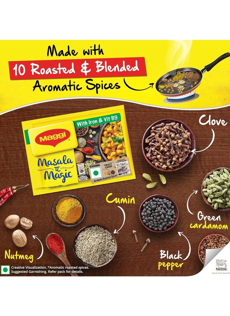 MAGGI Masala-ae-Magic Vegetable Masala, 72g Pouch (6g x 12 Sachets) All in One Masala for Dry Vegetables, Paneer, Dal and more
