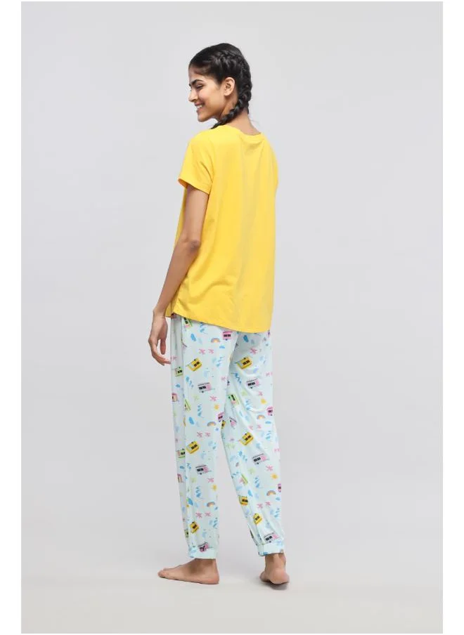 NeceSera Voyager Cuffed Pajama Set