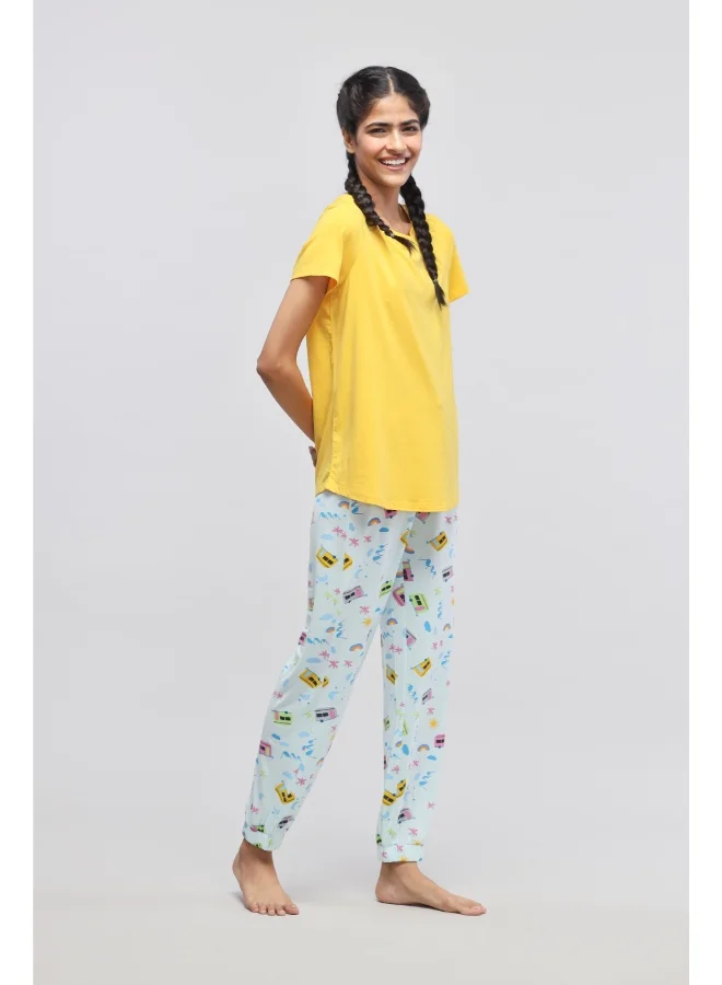 NeceSera Voyager Cuffed Pajama Set