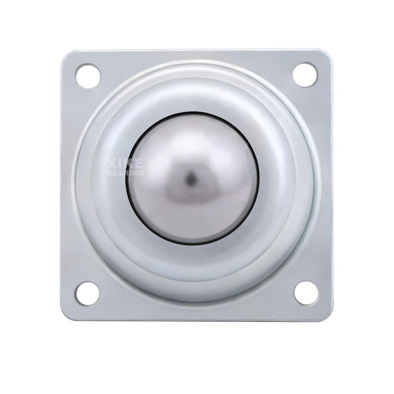 Xike 6 Pack 1-1/2" Roller Ball Transfer Bearings, Hard Chrome Steel Ball Transfer Unit with Swivel Ball Caster Rollers, Used for Roller Stand, Conveyors,Transfer Equipment and Transmission System - Image 3