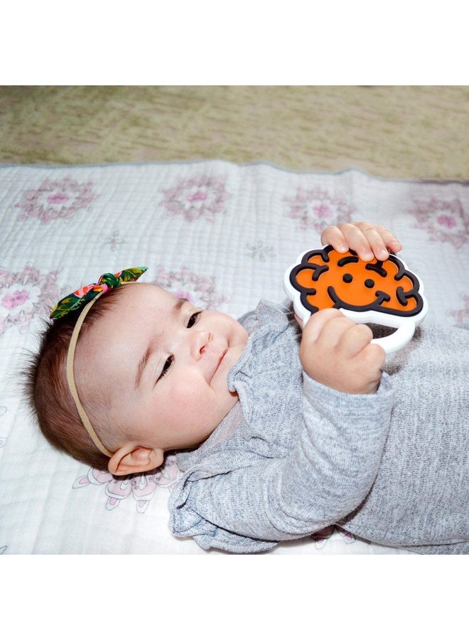 فات براين تويز عضاضة مخ من Fat Brain Toys - برتقالية - عضاضة سيليكون محببة للأطفال - Image 3