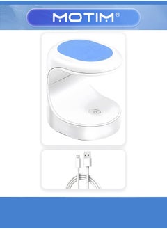 Motim Mini LED Nail Lamp- Portable UV Light for Gel Nails Quick-Drying Curing Lamp for Single Finger USB Powered Nail Dryer Nail Art DIY Tools Accessories  - Image 3